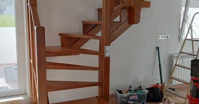 fabricacion de escalera en la obra