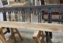 restauración y encolado de patas de sillas y mesa